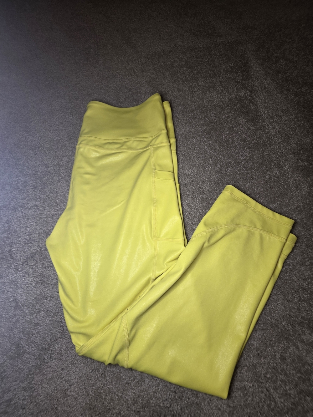 Neon Yellow Active Leggings